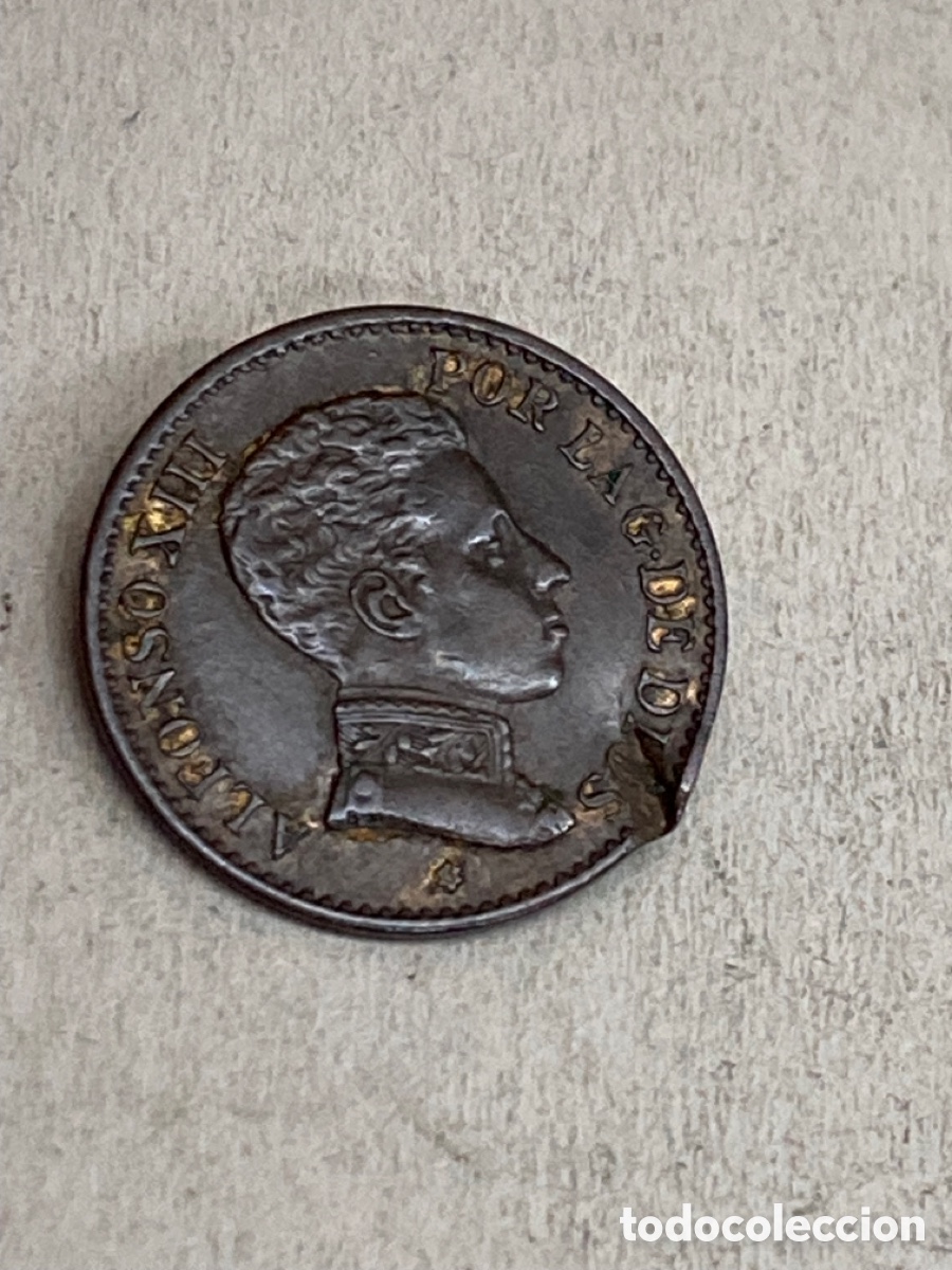 Monedas de Espa&ntilde;a: Moneda de un c&eacute;ntimo 1906 - Foto 1