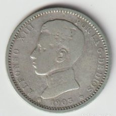 Monedas de España: 1 PESETA DE PLATA 1903 SMV. Lote 401065319