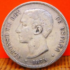 Monedas de España: ESPAÑA, 5 PESETAS, 1875.D.E.M. ALFONSO XII. PLATA. (1265). Lote 402372349