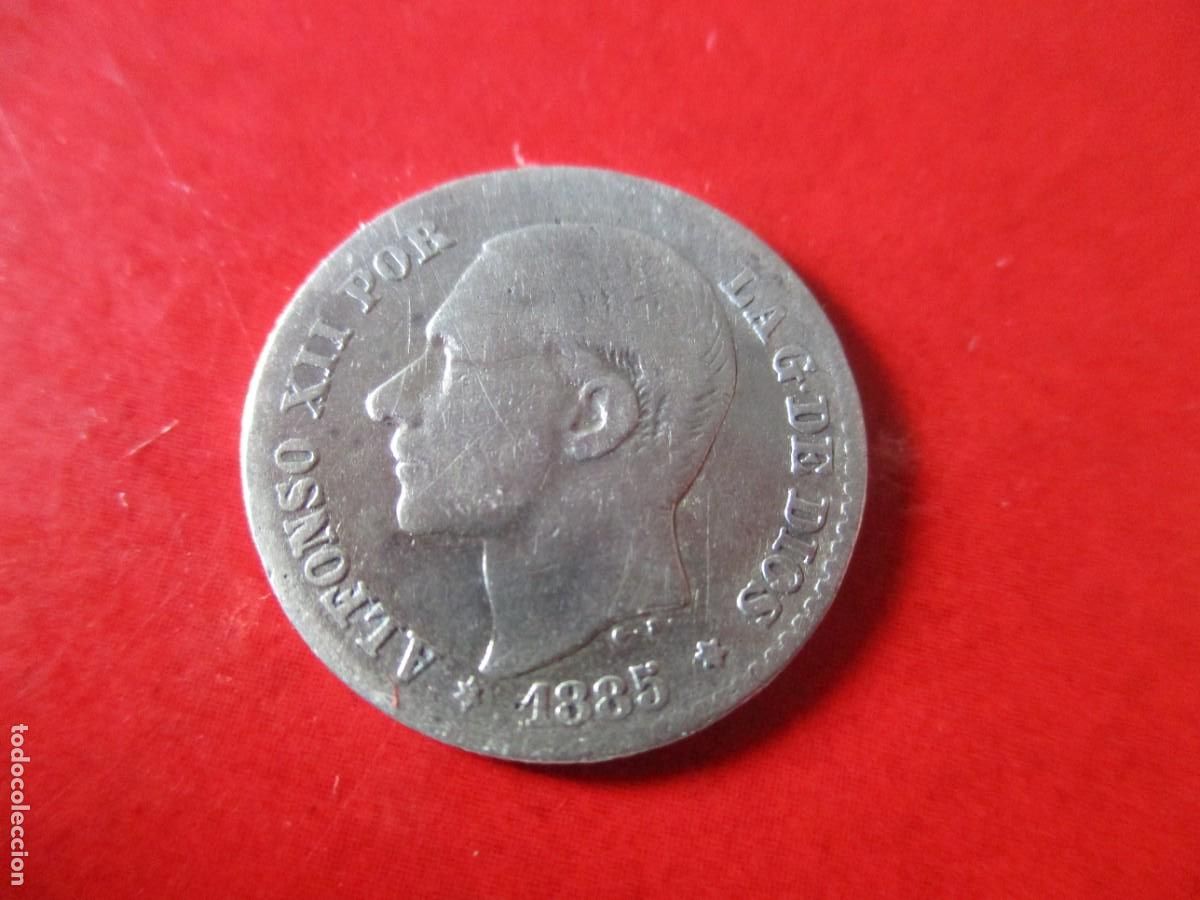 Monedas de Espa&ntilde;a: Alfonso XII. 50 centimos de plata. 1885 *6 - Foto 1