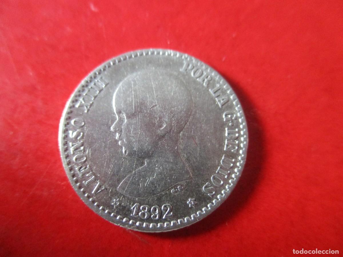 Monedas de Espa&ntilde;a: Alfonso XIII. 50 centimos de plata. 1892 - Foto 1