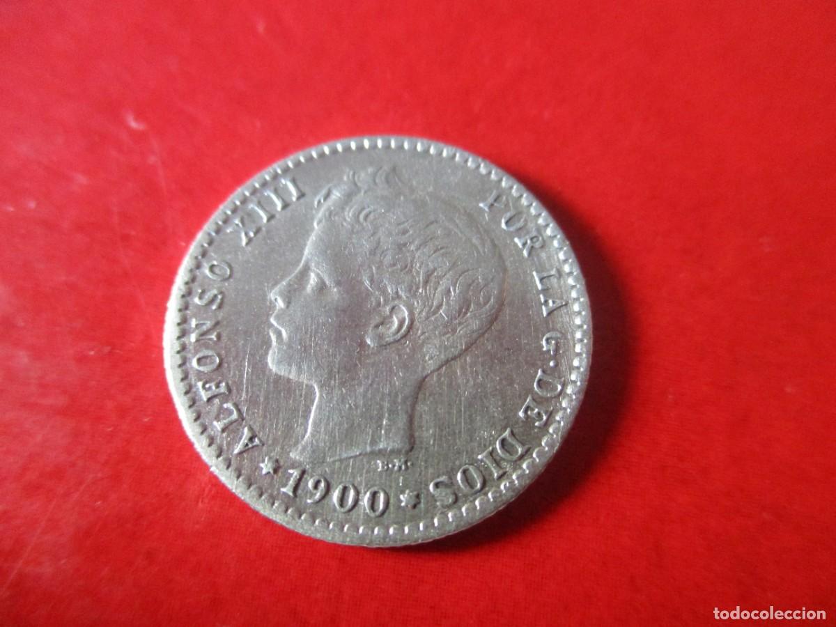 Monedas de Espa&ntilde;a: Alfonso XIII. 50 centimos de plata. 1900 - Foto 1