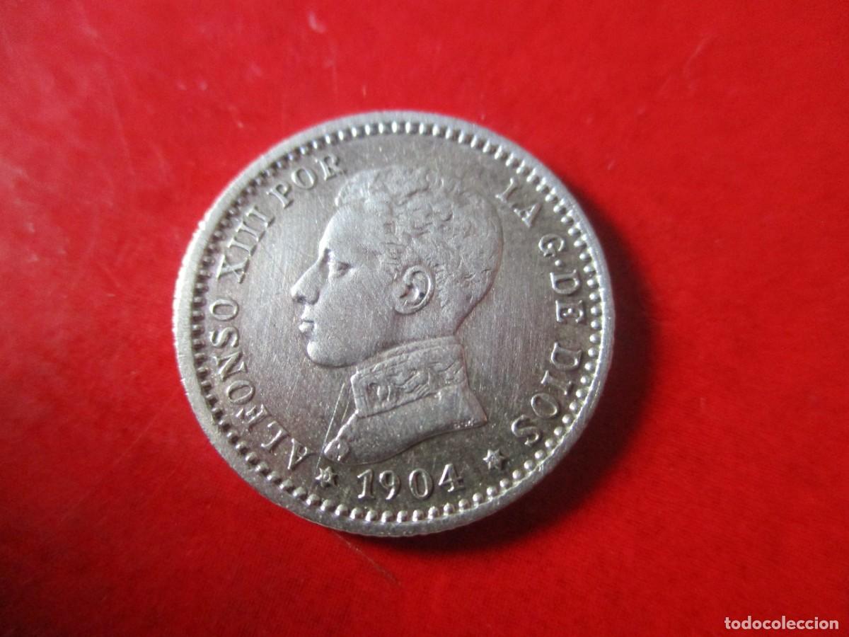 Monedas de Espa&ntilde;a: Alfonso XIII. 50 centimos de plata. 1904 *0 PCV - Foto 1
