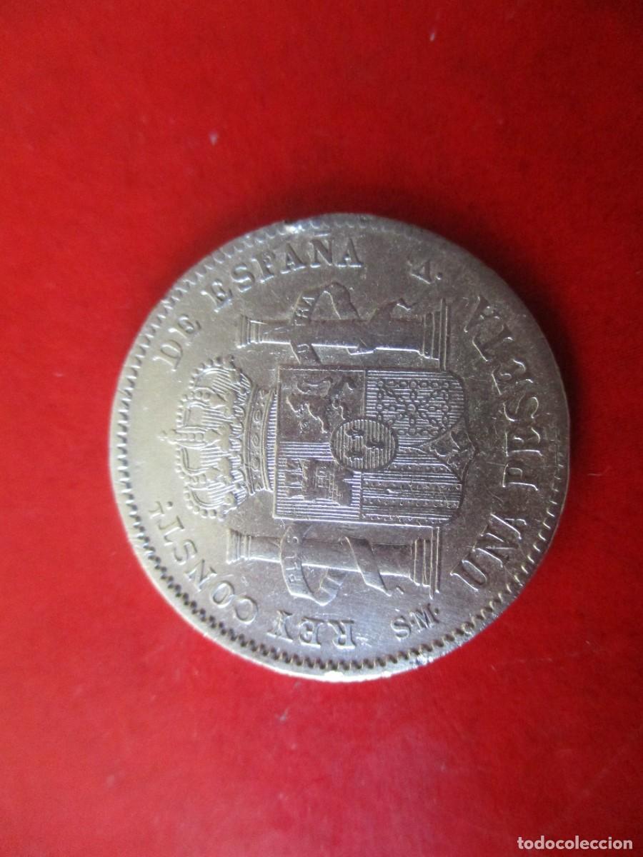 Monedas de Espa&ntilde;a: Alfonso XIII. 1 pta 1903 - Foto 2