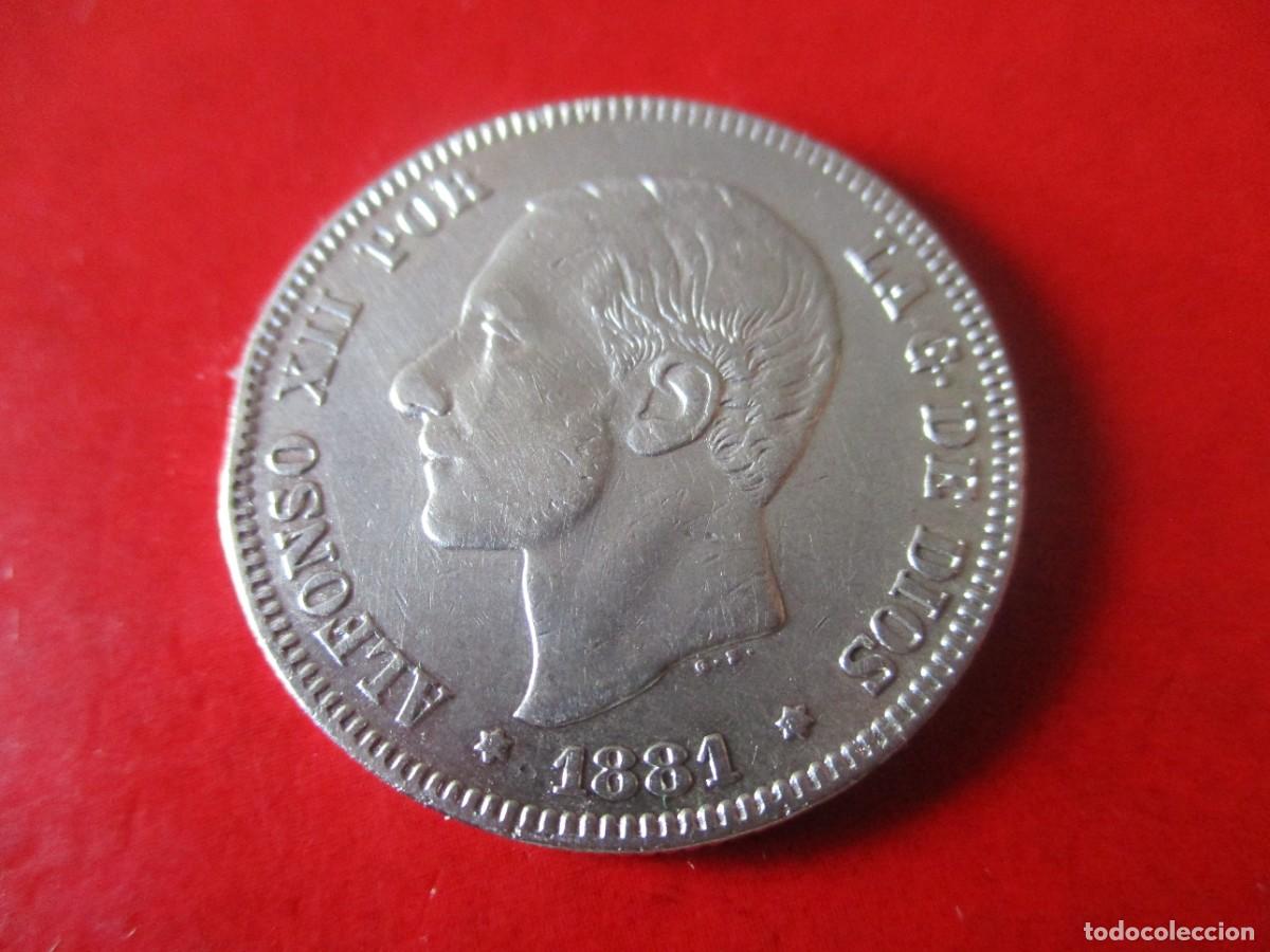 Monedas de Espa&ntilde;a: ALFONSO XII. 2 pts de plata 1881 - Foto 1