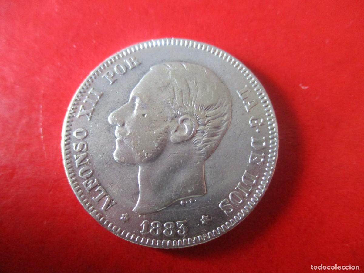 Monedas de Espa&ntilde;a: ALFONSO XII. 2 pts de plata 1883 - Foto 1