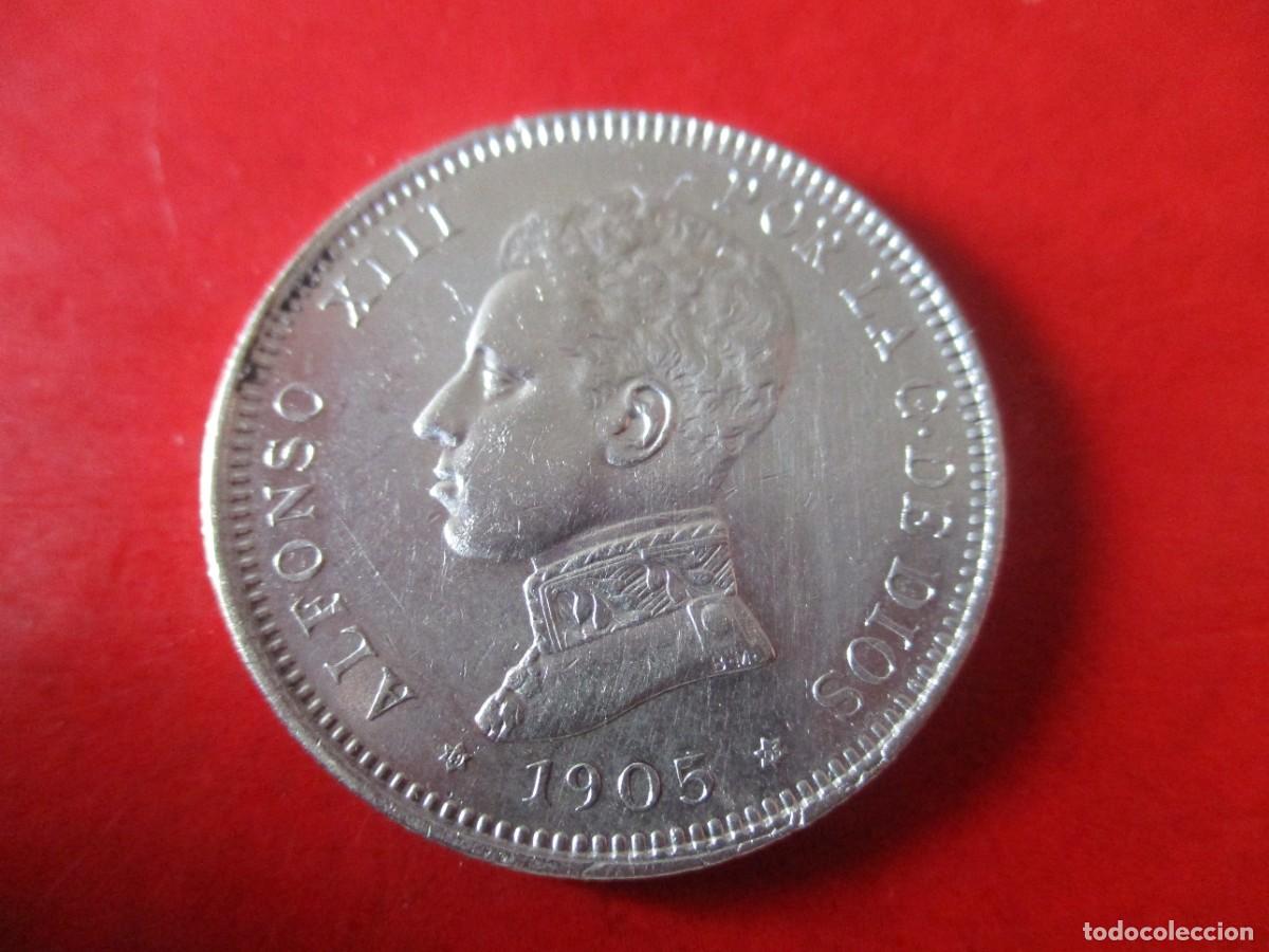 Monedas de Espa&ntilde;a: ALFONSO XIII. 2 pts de plata 1905 - Foto 1