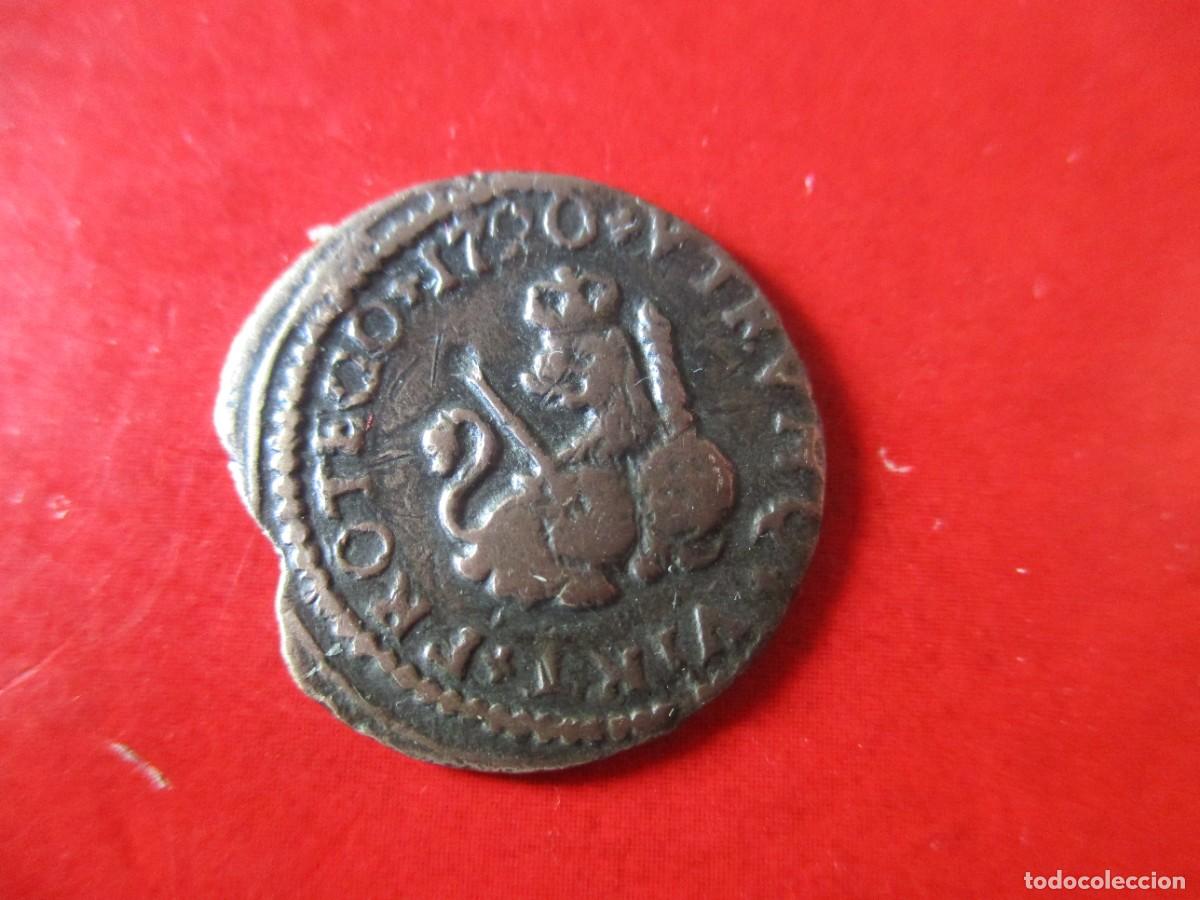 Monedas de Espa&ntilde;a: Felipe V. 1 maravedi 1720 Barcelona - Foto 2