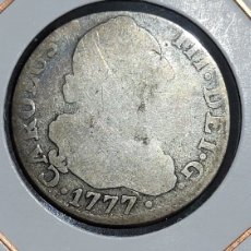 Monedas de España: MONEDA PLATA 2 REALES CARLOS LLL 1777. Lote 402813534