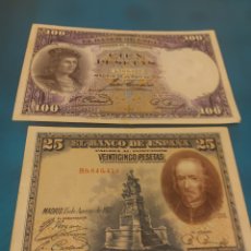 Monedas de España: 2 BILLETES DE ESPAÑA1 SC. Lote 403077619