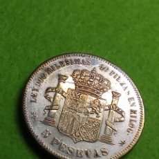Monedas de España: 5 PESETAS DE 1871 DE AMADEO I . FALSA DE LA ÉPOCA. Lote 403108504