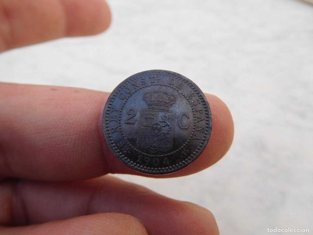 Monedas de Espa&ntilde;a: Espa&ntilde;a 2 C&eacute;ntimos 1904 Estrella 04 - Foto 1