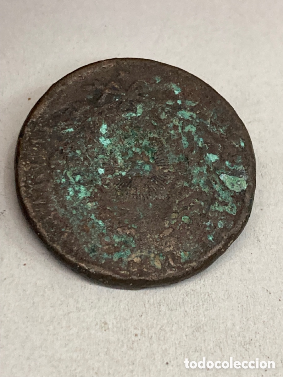 Monedas de Espa&ntilde;a: Moneda de cobre 1870 - Foto 2
