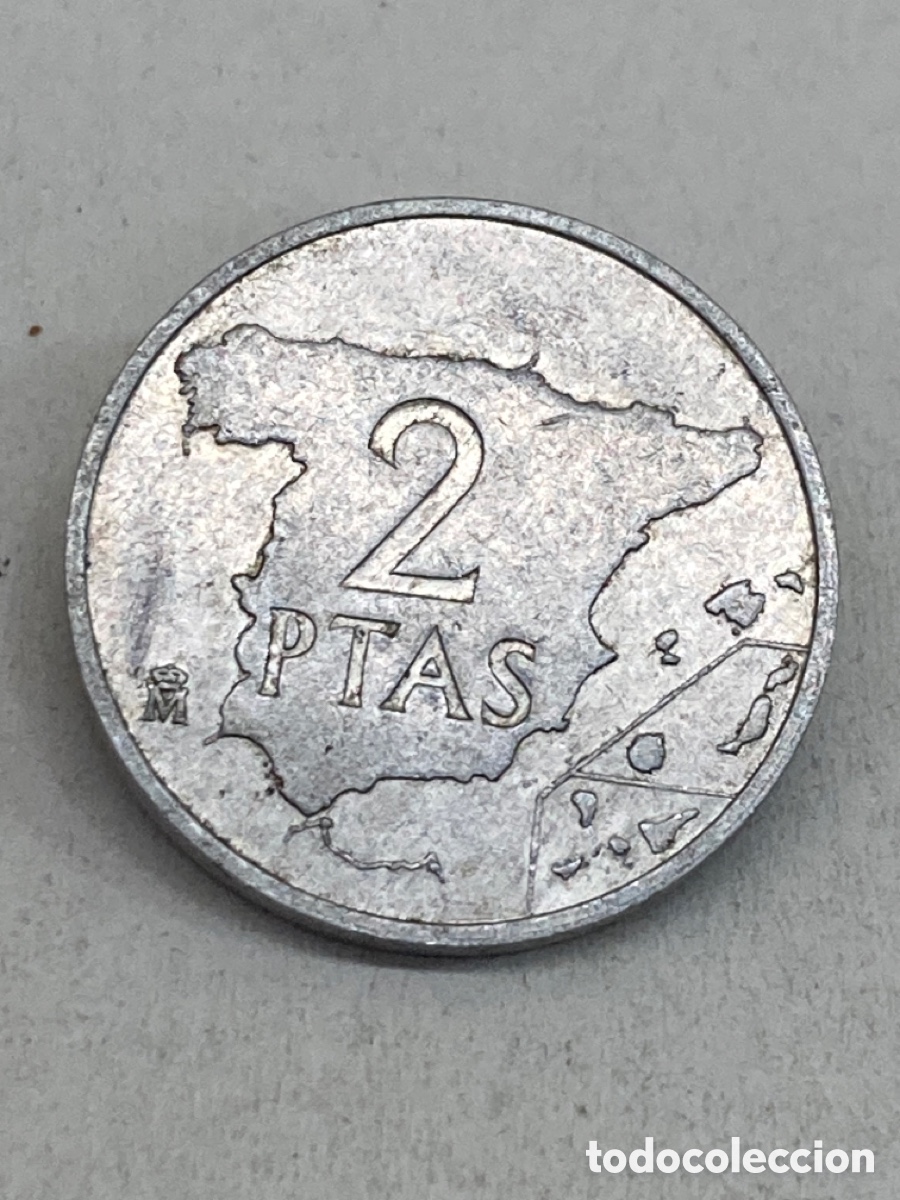 Monedas de Espa&ntilde;a: Moneda de dos pesetas 1982 - Foto 1