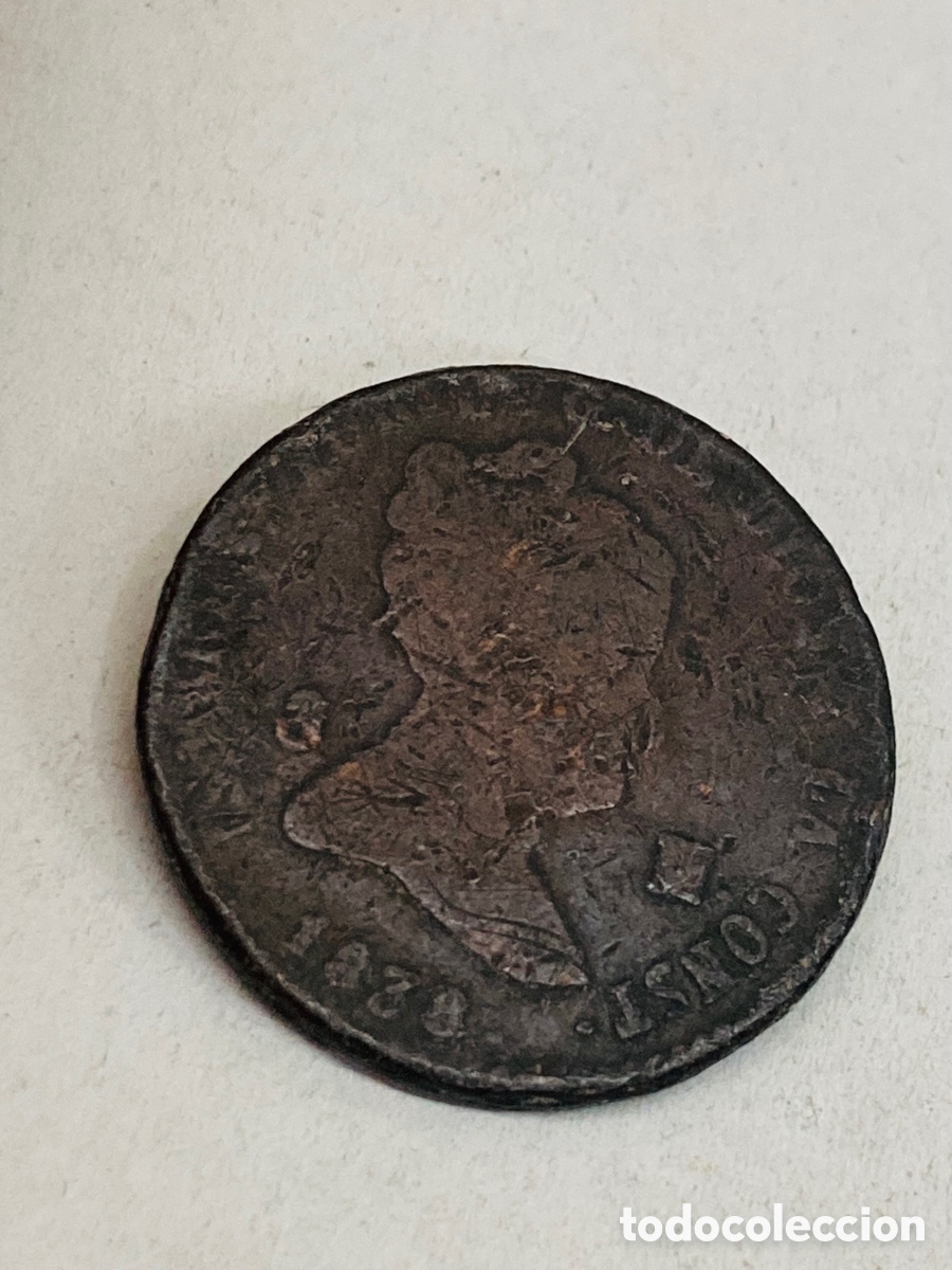 Monedas de Espa&ntilde;a: Moneda 8 M 1838 - Foto 1