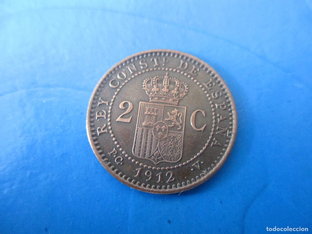 Monedas de Espa&ntilde;a: Alfonso XIII. 2 centimos 1912 - Foto 1