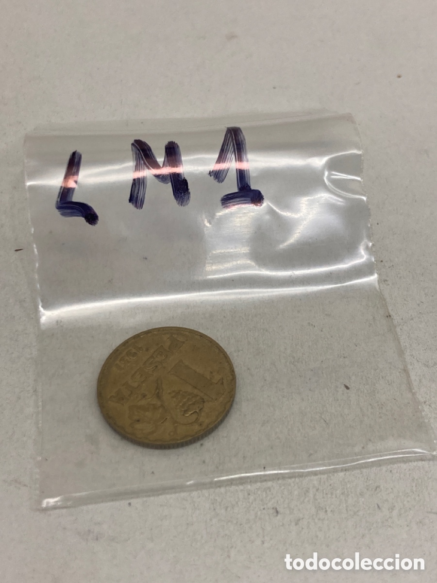 Monedas de Espa&ntilde;a: Moneda de una peseta 1937 - Foto 3