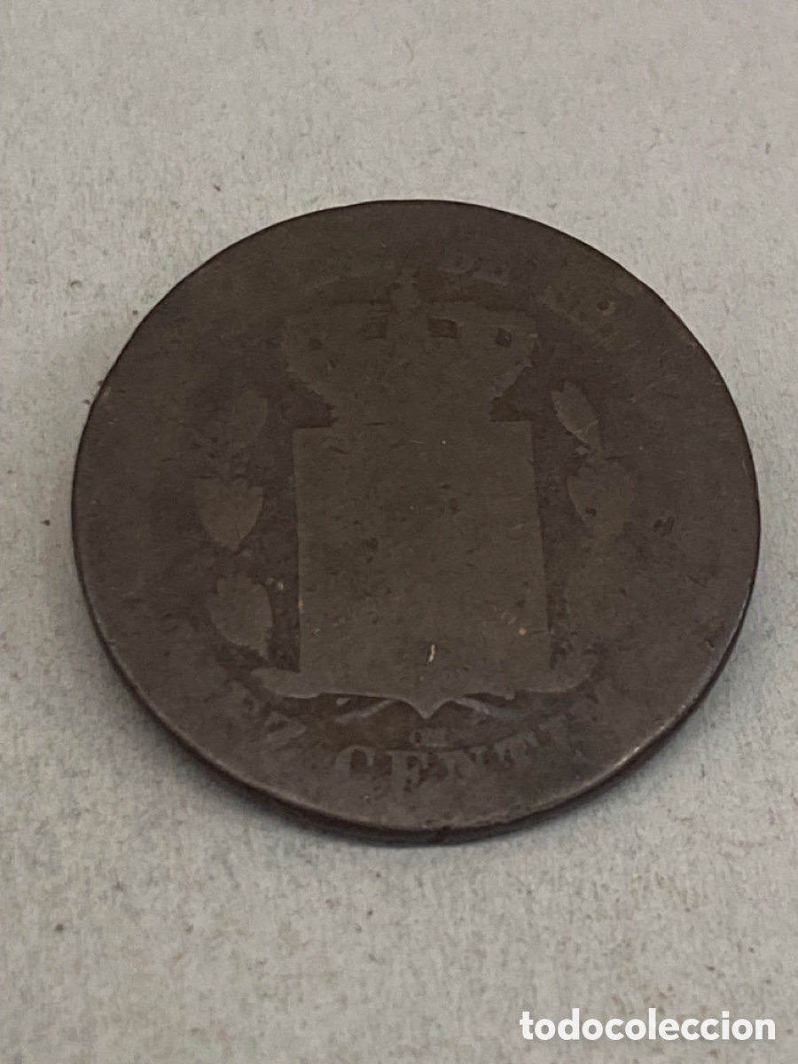 Monedas de Espa&ntilde;a: Moneda de diez c&eacute;ntimos 1870 - Foto 2