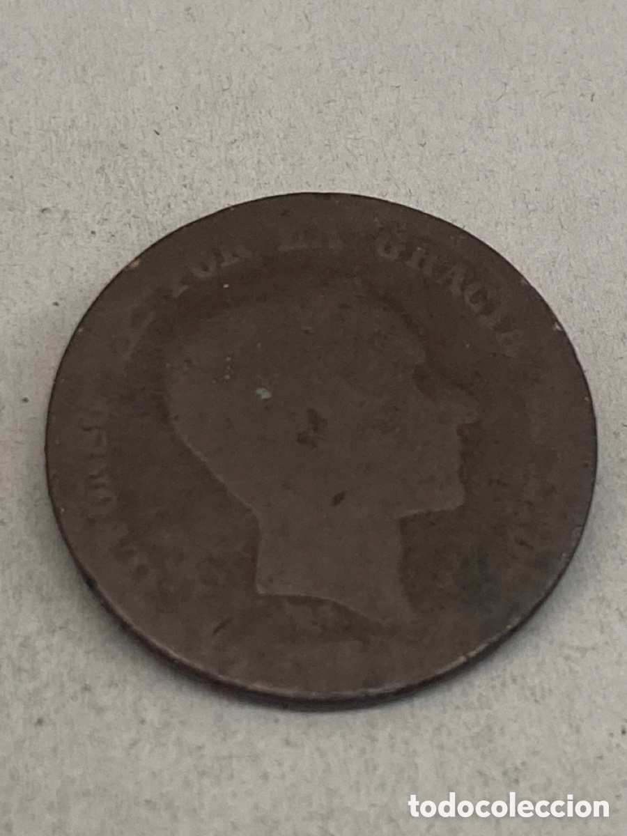 Monedas de Espa&ntilde;a: Moneda de diez c&eacute;ntimos 1870 - Foto 1