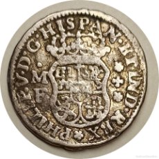 Monedas de España: MÉXICO. ½ REAL DE 1741 ? (FELIPE V) ENSAYADOR MF. KM# 65 ?. (107).