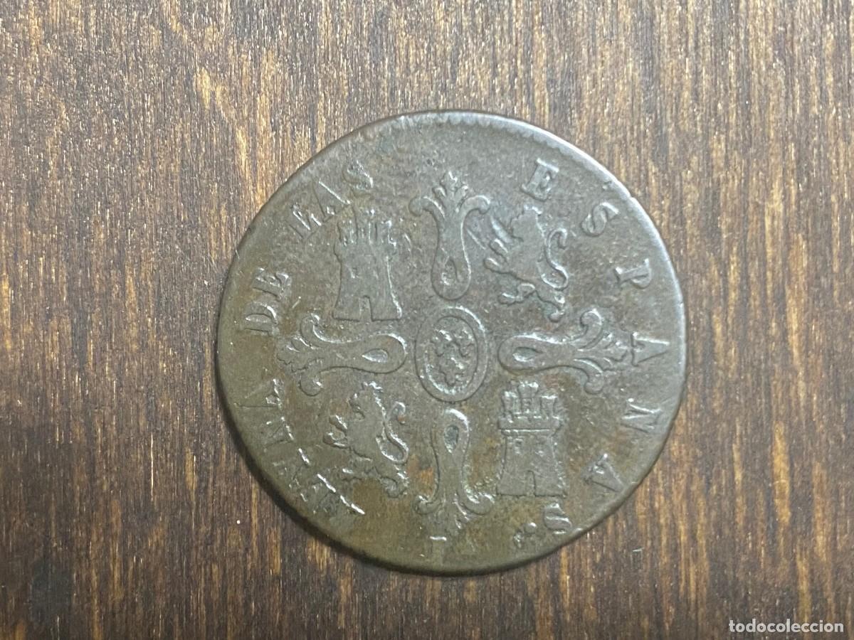 Monedas de Espa&ntilde;a: 8 Maravedis Jubia 1846 Isabel II - Foto 2