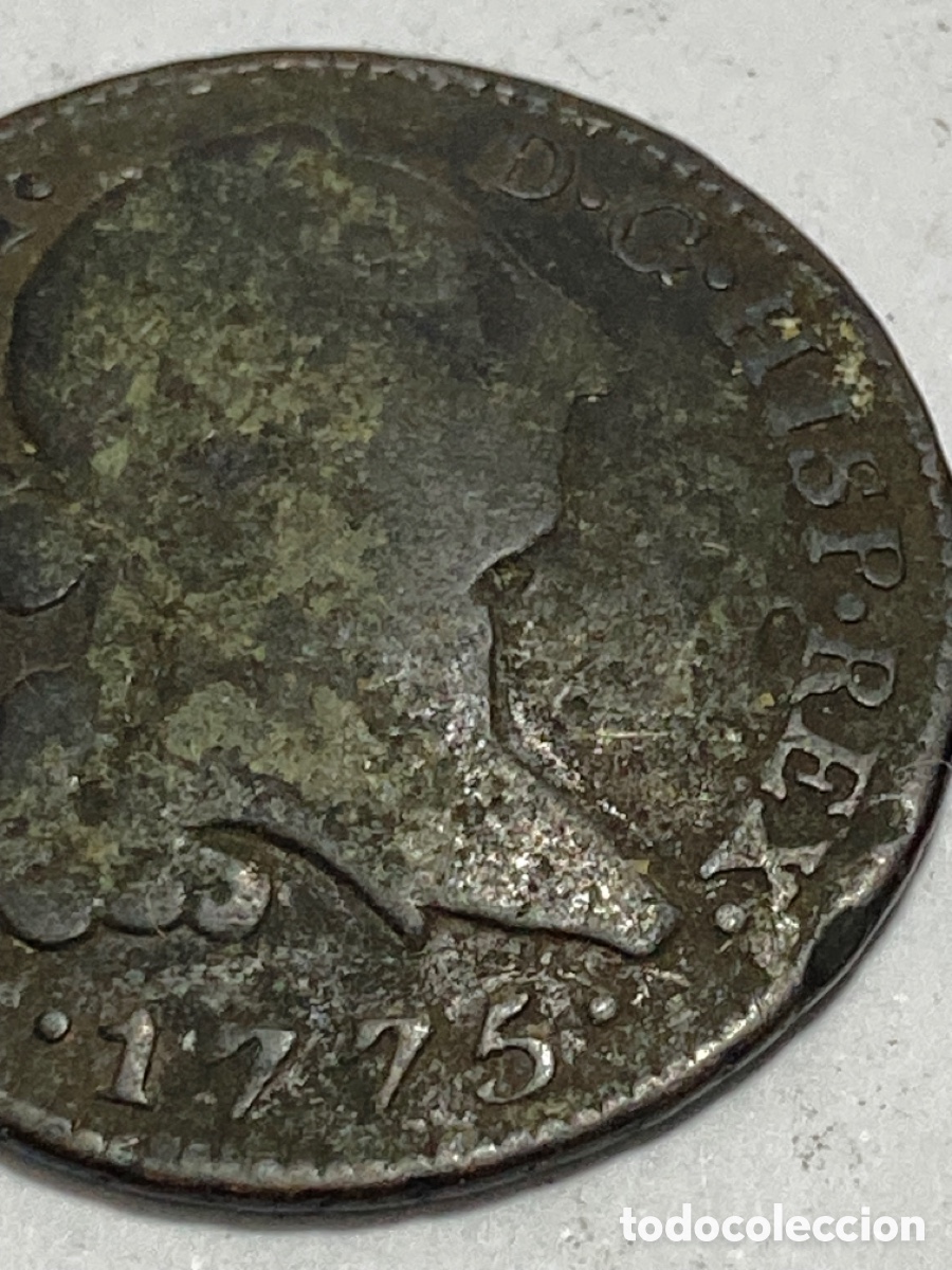 Monedas de Espa&ntilde;a: Moneda Carlos III 1775 cobre 4,9g - Foto 4