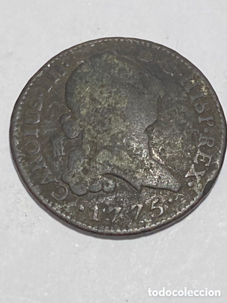 Monedas de Espa&ntilde;a: Moneda Carlos III 1775 cobre 4,9g - Foto 1