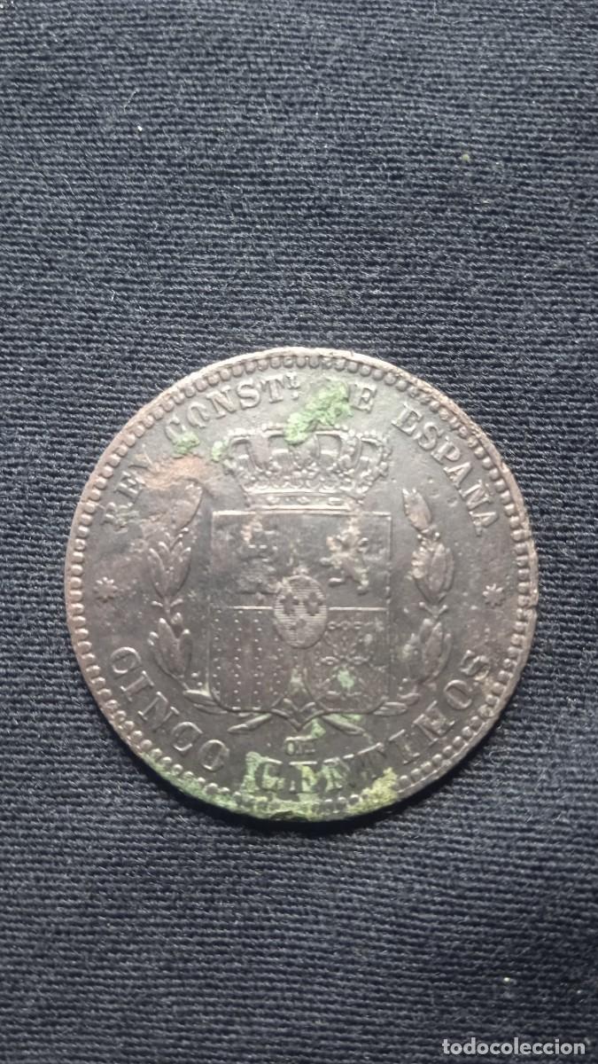 Monedas de Espa&ntilde;a: Antigua moneda resellada. - Foto 2