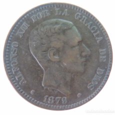 Monedas de España: 10 CÉNTIMOS 1879. O•M. ALFONSO XII. MBC +.