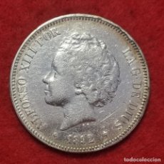 Monedas de España: MONEDA PLATA 5 PESETAS DURO DE PLATA 1892 ESTRELLAS VISIBLES 18 92 MBC+ ORIGINAL D2981