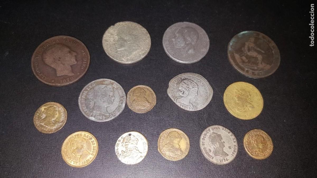 Monedas de Espa&ntilde;a: LOTE DE MONEDAS FALSAS DE EPOCA - Foto 1
