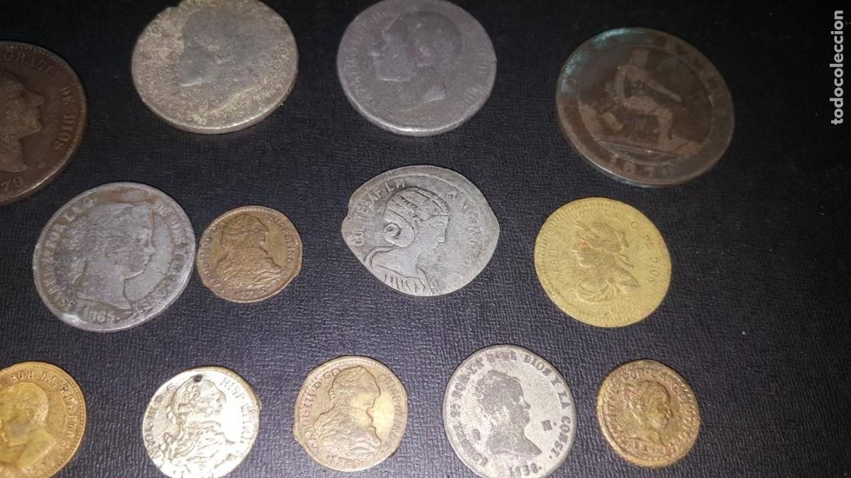 Monedas de Espa&ntilde;a: LOTE DE MONEDAS FALSAS DE EPOCA - Foto 3
