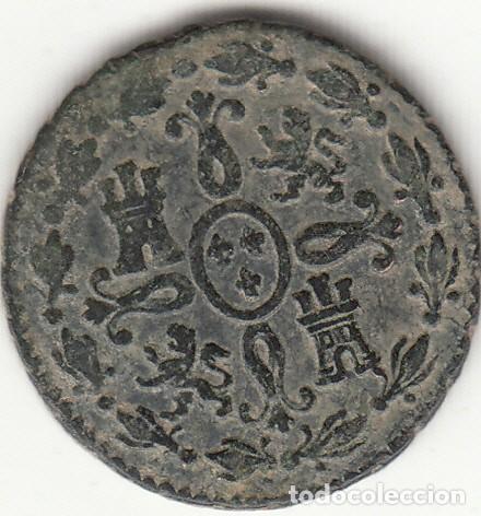 Monedas de Espa&ntilde;a: FERNANDO VII: 2 MARAVEDIS 1829 SEGOVIA - Foto 2
