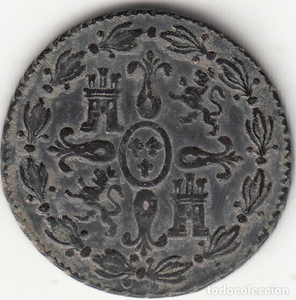 Monedas de Espa&ntilde;a: FERNANDO VII: 4 MARAVEDIS 1829 SEGOVIA - Foto 2