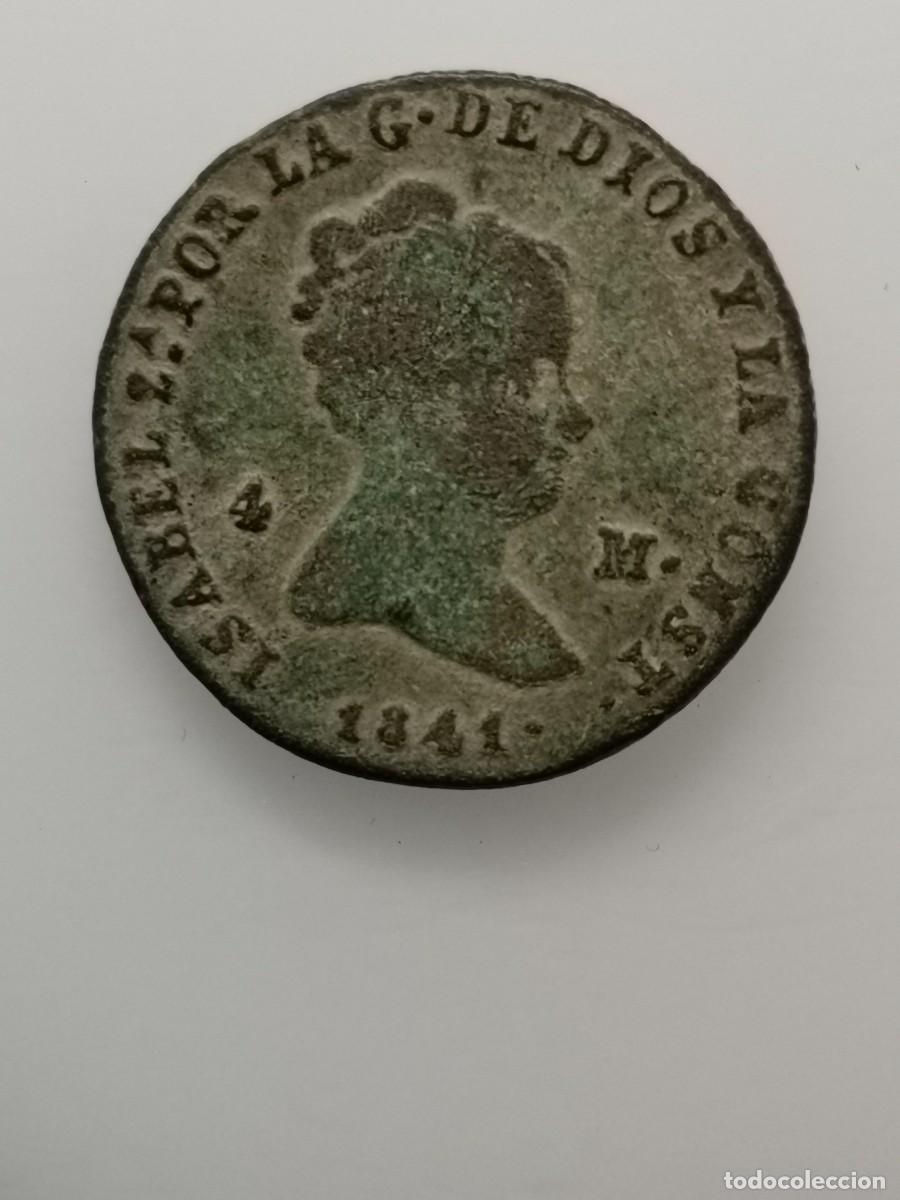 Monedas de Espa&ntilde;a: Isabel II 4 Maraved&iacute;s 1841 Segovia. - Foto 5