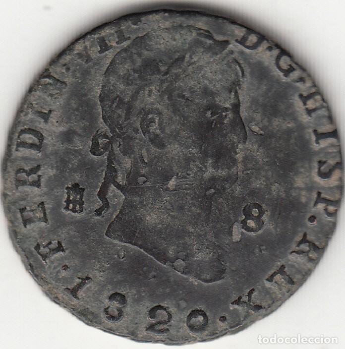 Monedas de Espa&ntilde;a: FERNANDO VII: 8 MARAVEDIS 1820 SEGOVIA - Foto 1