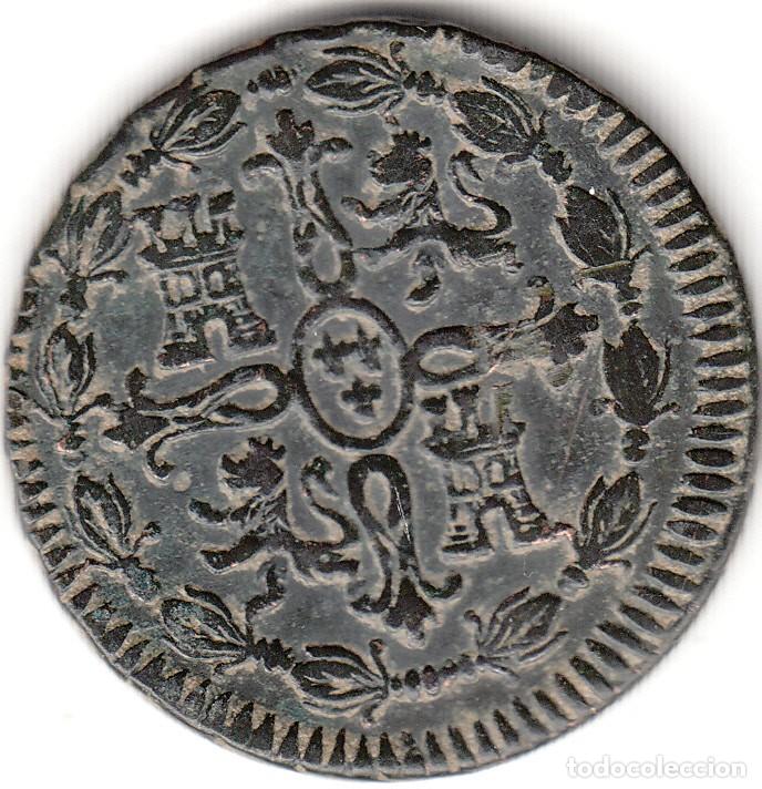 Monedas de Espa&ntilde;a: FERNANDO VII: 8 MARAVEDIS 1816 JUBIA - Foto 2
