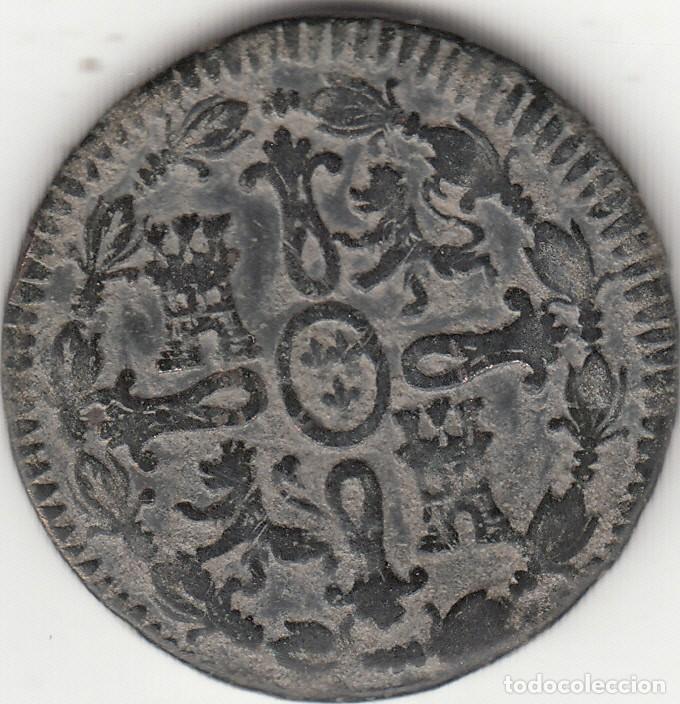 Monedas de Espa&ntilde;a: FERNANDO VII: 8 MARAVEDIS 1817 JUBIA - Foto 2