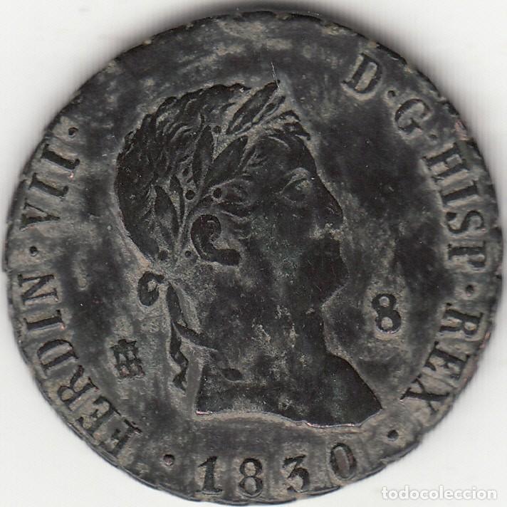 Monedas de Espa&ntilde;a: FERNANDO VII: 8 MARAVEDIS 1830 SEGOVIA - Foto 1