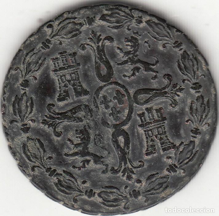 Monedas de Espa&ntilde;a: FERNANDO VII: 8 MARAVEDIS 1830 SEGOVIA - Foto 2