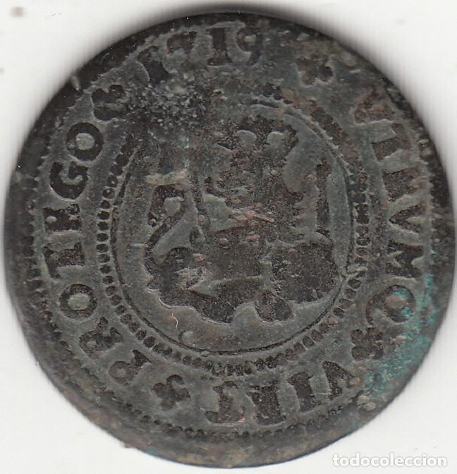 Monedas de Espa&ntilde;a: FELIPE V: 4 MARAVEDIS 1719 ZARAGOZA - Foto 1