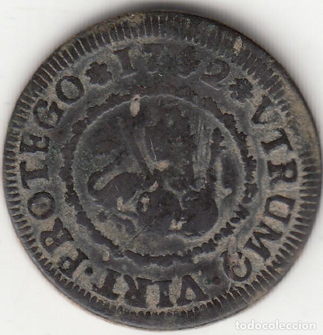 Monedas de Espa&ntilde;a: FELIPE V: 4 MARAVEDIS 1742 SEGOVIA - Foto 1