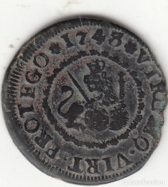 Monedas de Espa&ntilde;a: FELIPE V: 4 MARAVEDIS 1748 SEGOVIA - Foto 1