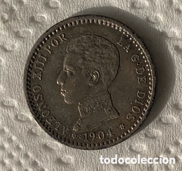 Monedas de Espa&ntilde;a: Alfonso XIII 50 c&eacute;ntimos 1904 - Foto 1