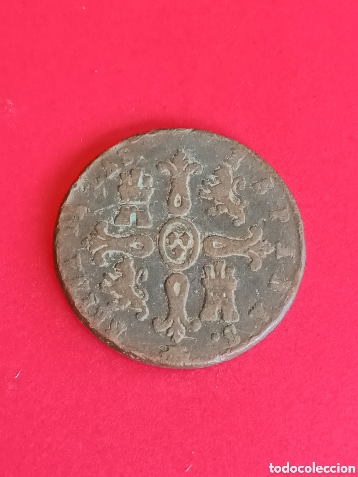 Monedas de Espa&ntilde;a: ISABEL II. 8 MARAVED&Iacute;S DE 1846. SEGOVIA. - Foto 2