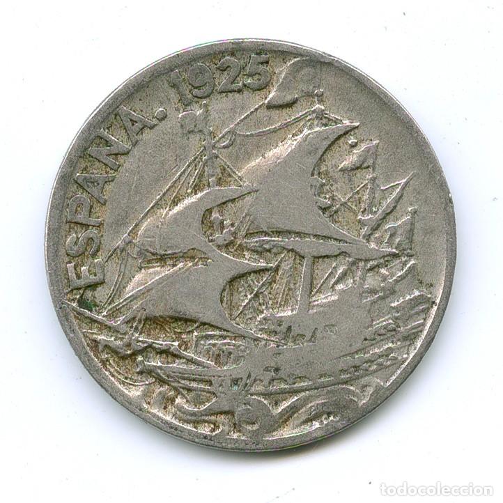 Monedas de Espa&ntilde;a: Moneda de 25 c&eacute;ntimos 1925 Alfonso XIII - Foto 2