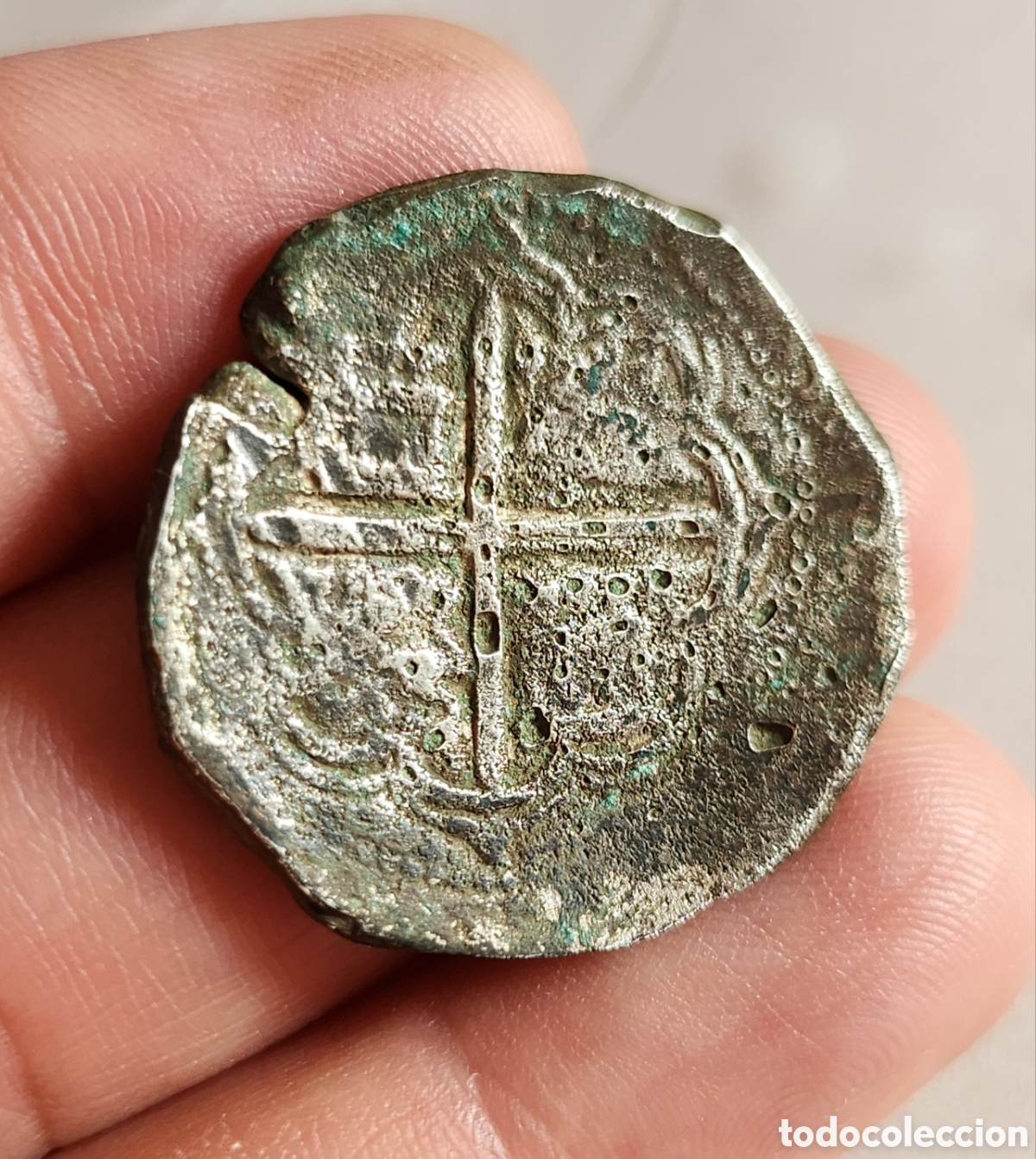 Monedas de Espa&ntilde;a: 4 reales Granada falsa de &eacute;poca - Foto 1