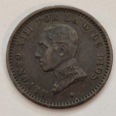 Monedas de España: MONEDA ESPAÑOLA DE 2 CÉNTIMOS DE ALFONSO XIII. 1912