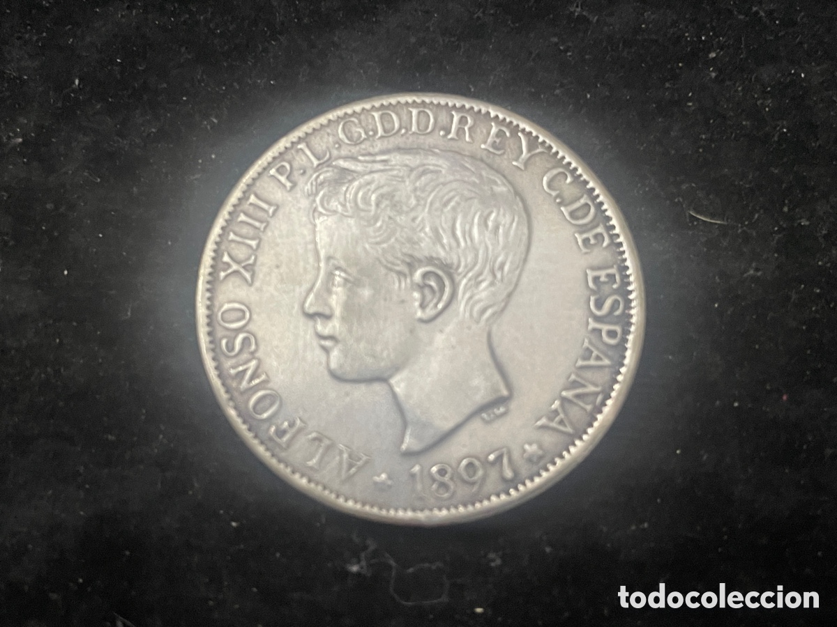 Monedas de Espa&ntilde;a: Alfonso XIII Rey de Espa&ntilde;a 1897 - Foto 1