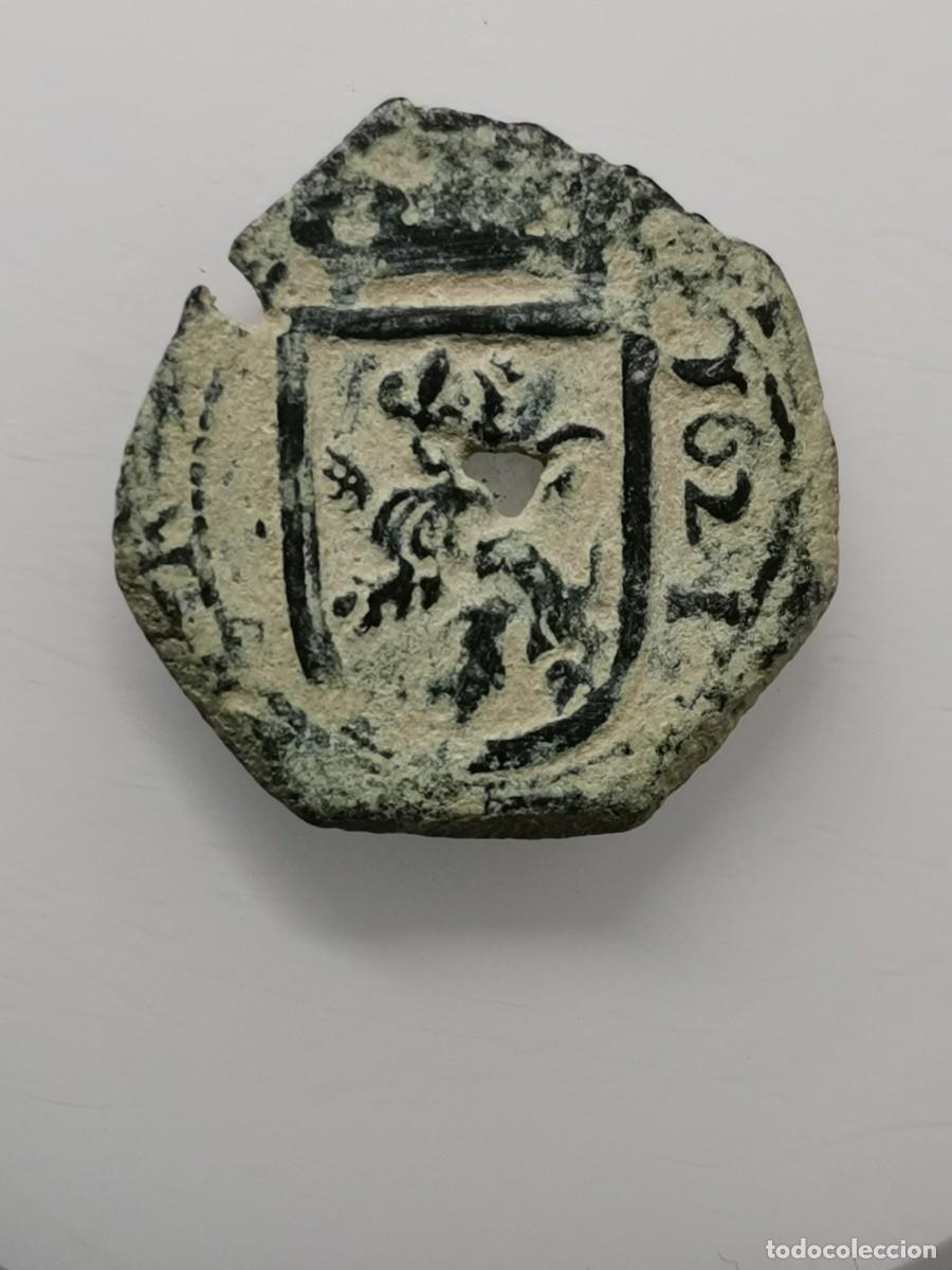 Monedas de Espa&ntilde;a: Felipe IV 8 Maraved&iacute;s 1621 Cuenca. - Foto 3